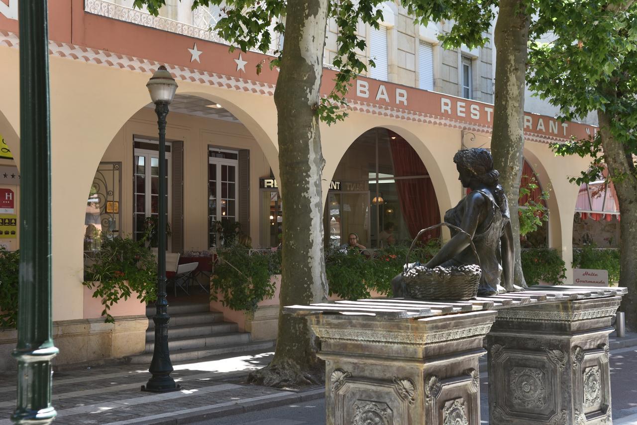 Logis Hotel Restaurant Grand Hotel De Lyon Vals-les-Bains Bagian luar foto